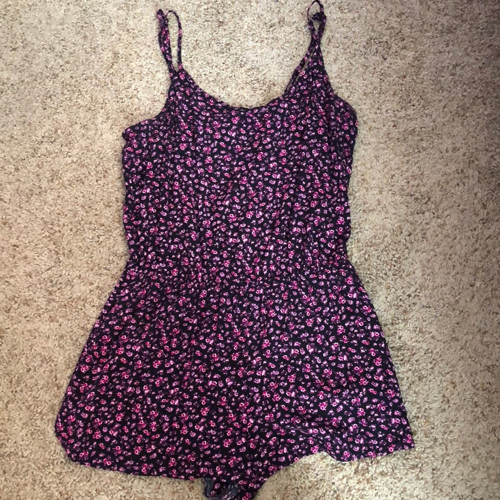 American Eagle Floral Romper